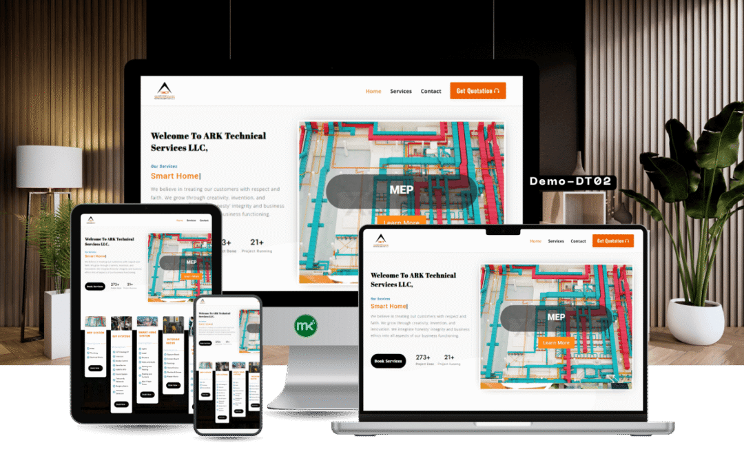 Smart Home & Technical Services Website Design with Divi Theme